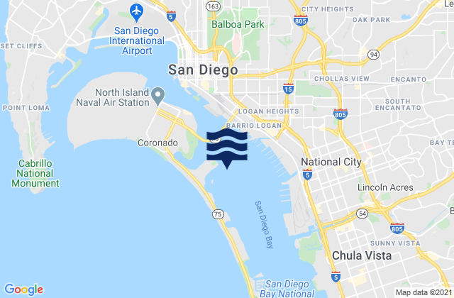 28th St. Pier (San Diego) 0.92 nmi. SW, United States潮水