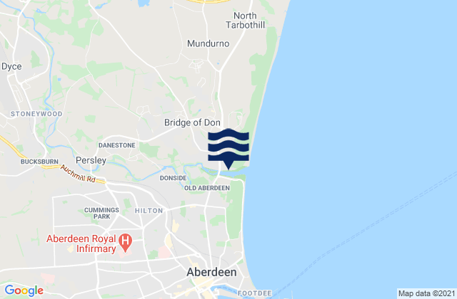 Aberdeen City, United Kingdom潮水