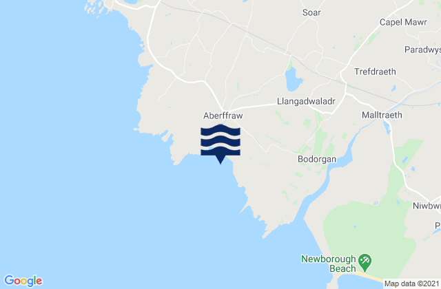 Aberffraw Bay, United Kingdom潮水