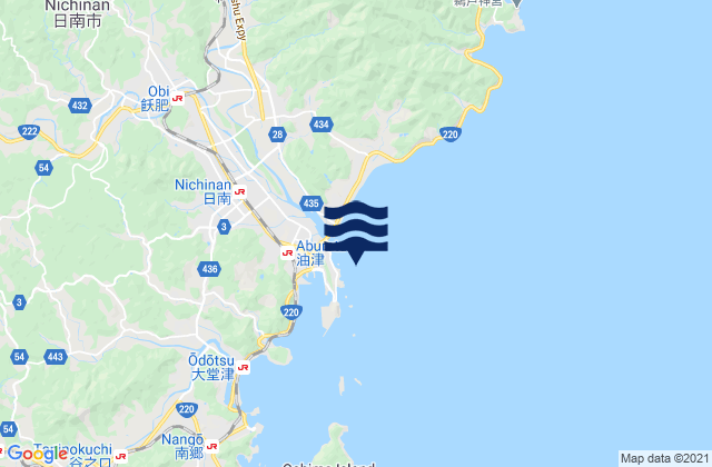 Aburatu, Japan潮水