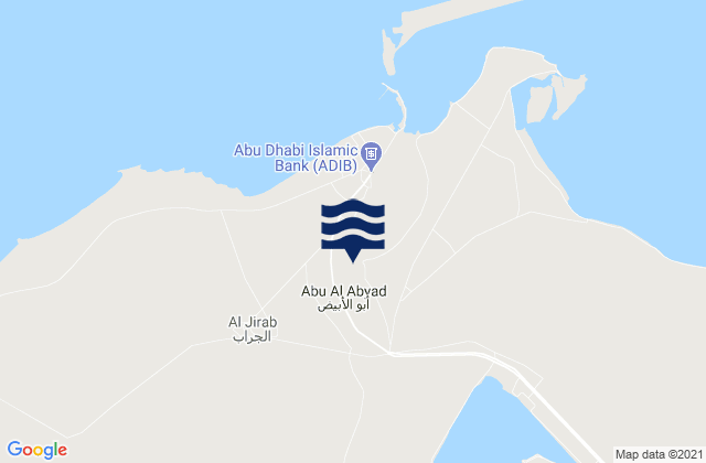 Abū al Abyaḑ, United Arab Emirates潮水