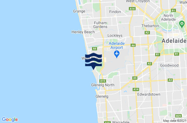 Adelaide, Australia潮水
