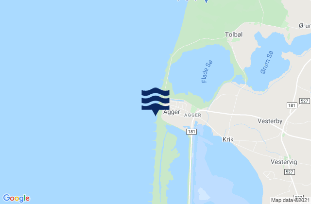 Agger Strand, Denmark潮水