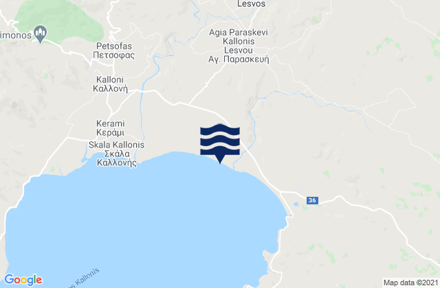Agía Paraskeví, Greece潮水