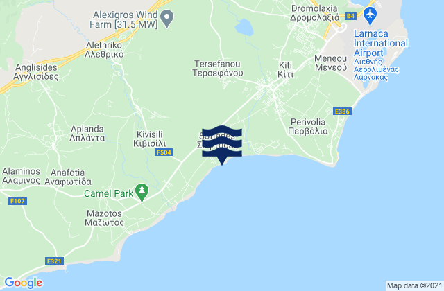 Agía Ánna, Cyprus潮水