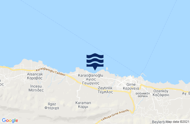 Agírda, Cyprus潮水