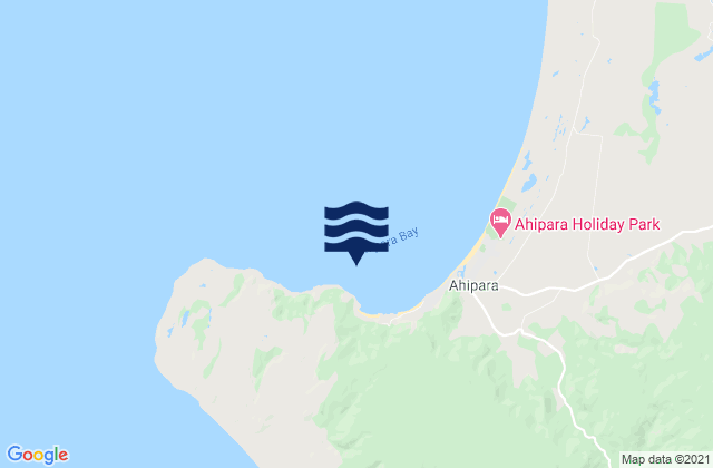 Ahipara Bay, New Zealand潮水