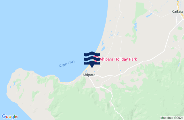 Ahipara, New Zealand潮水