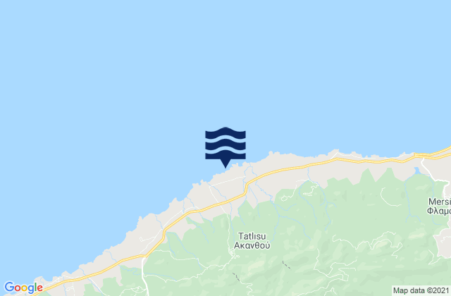 Akanthoú, Cyprus潮水