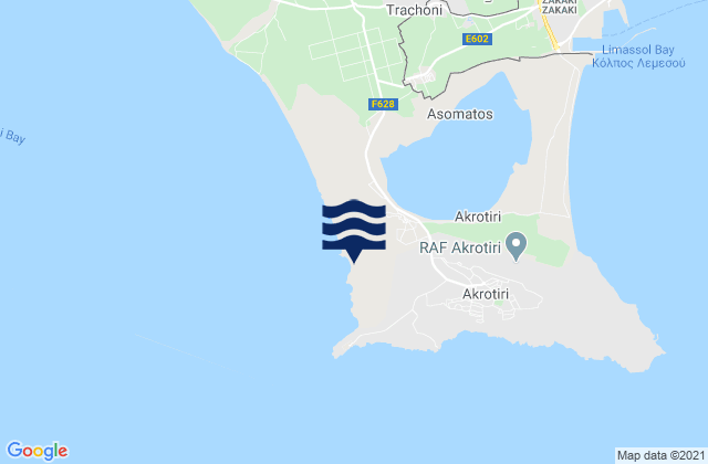 Akrotíri, Cyprus潮水