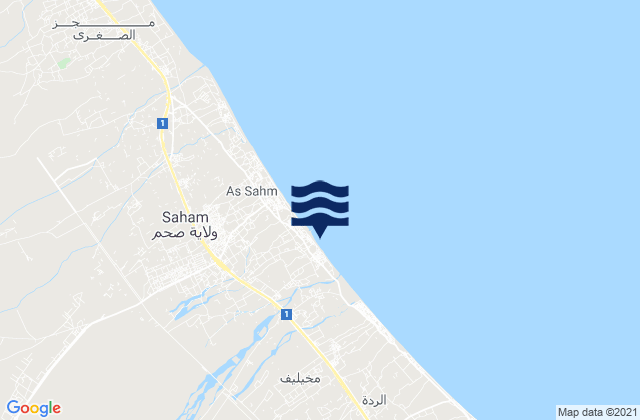 Al Batinah North Governorate, Oman潮水