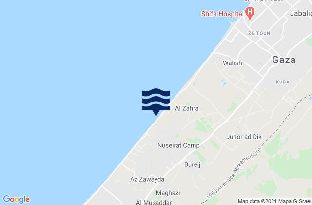 Al Burayj, Palestinian Territory潮水