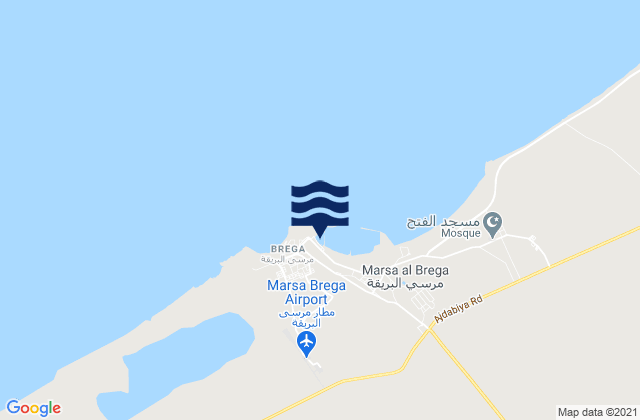 Al Burayqah, Libya潮水