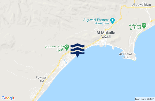 Al Mukalla, Yemen潮水