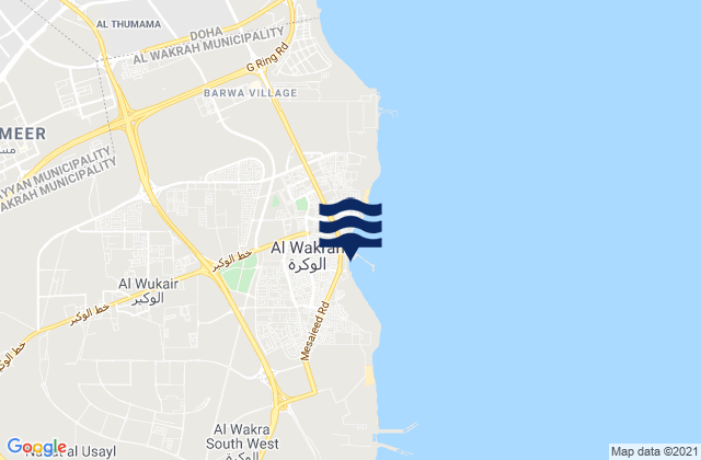 Al Wukayr, Qatar潮水