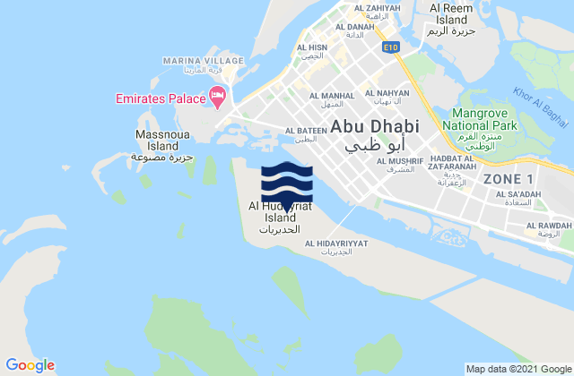 Al Ḩudayriyāt, United Arab Emirates潮水