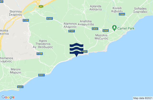 Alaminós, Cyprus潮水