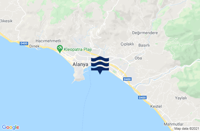 Alanya, Turkey潮水