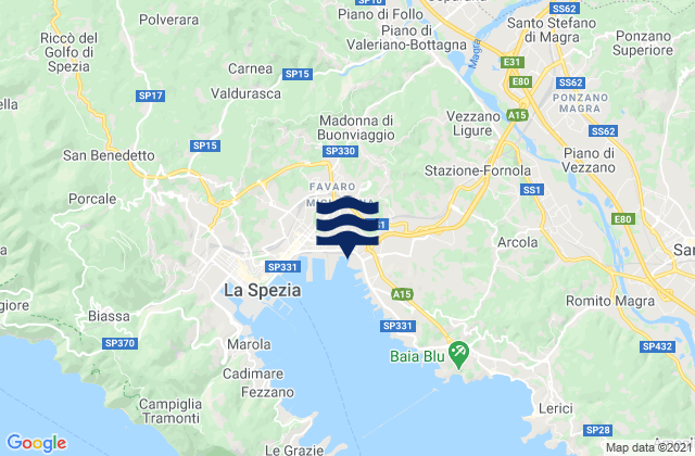 Albiano Magra, Italy潮水