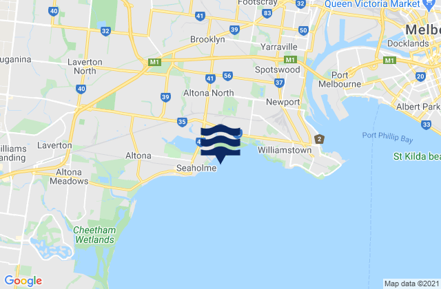 Albion, Australia潮水
