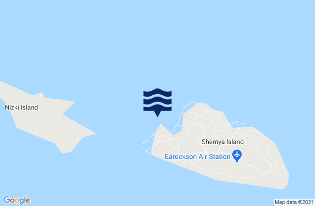Alcan Harbor Shemya Island, Russia潮水