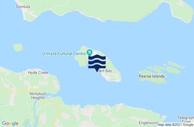 Alert Bay, Canada潮水