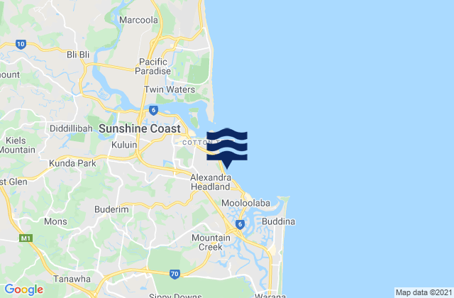 Alexandra Headland, Australia潮水