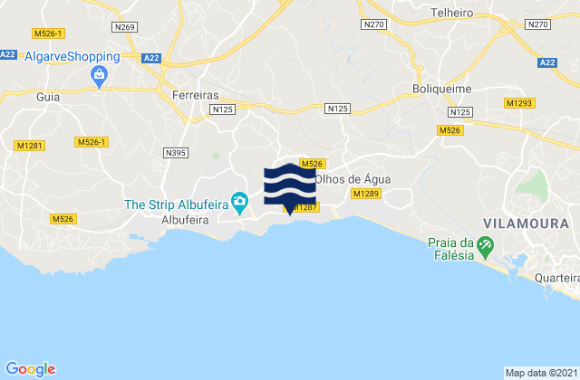 Alfagar, Portugal潮水
