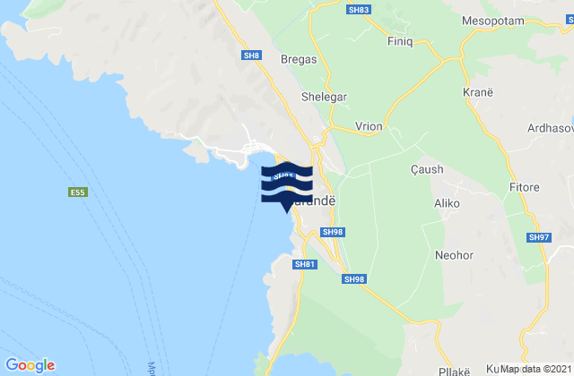 Aliko, Albania潮水