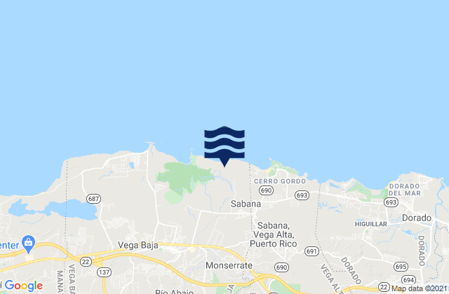 Almirante Norte Barrio, Puerto Rico潮水