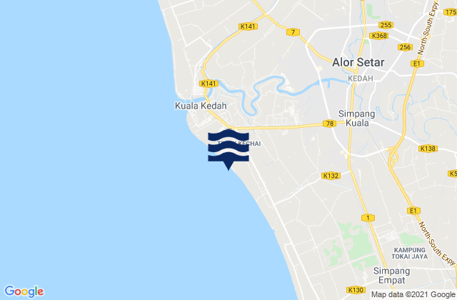 Alor Setar, Malaysia潮水