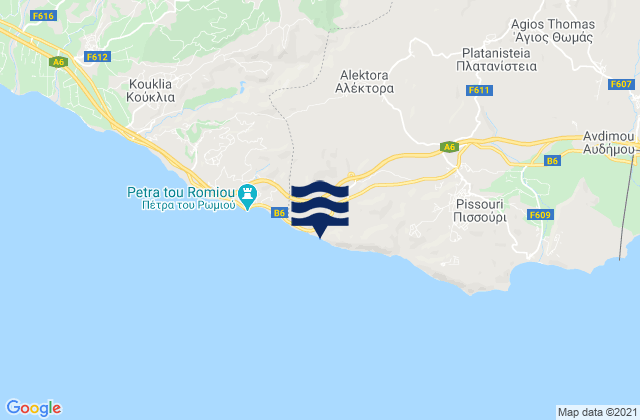 Aléktora, Cyprus潮水