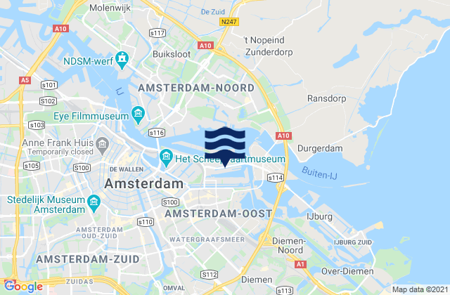 Amstelkwartierhaven, Netherlands潮水