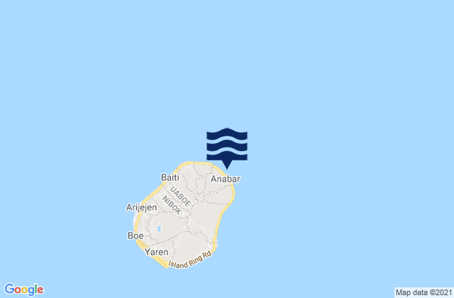 Anabar District, Nauru潮水