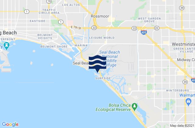 Anaheim Bay, United States潮水