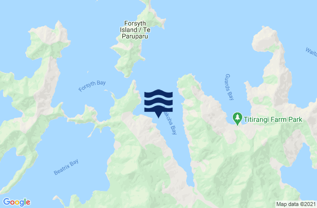 Anakoha Bay, New Zealand潮水