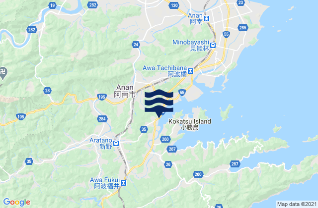 Anan Shi, Japan潮水