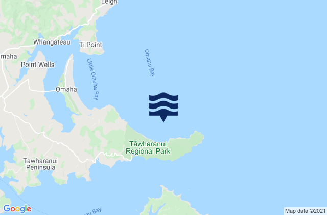 Anchor Bay, New Zealand潮水