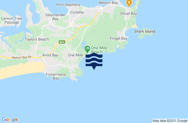 Anna Bay, Australia潮水