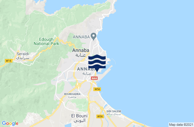 Annaba District, Algeria潮水