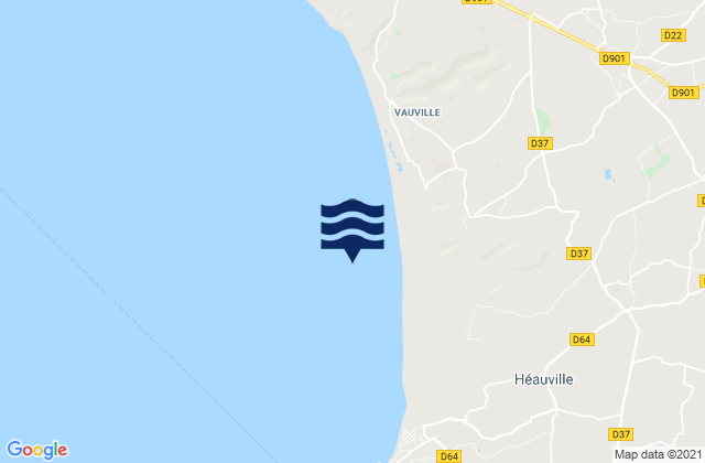 Anse de Vauville, France潮水