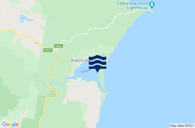 Ansons Bay, Australia潮水