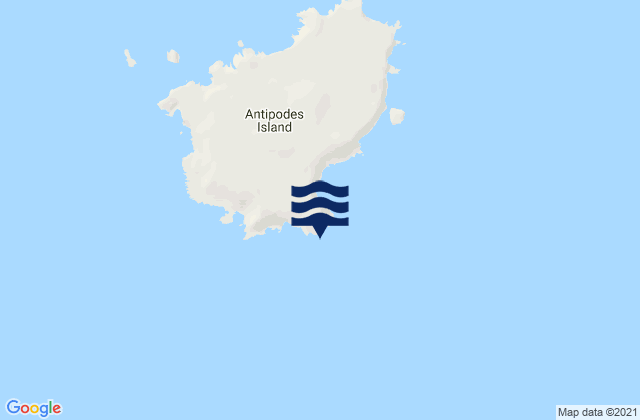 Antipodes Island, New Zealand潮水