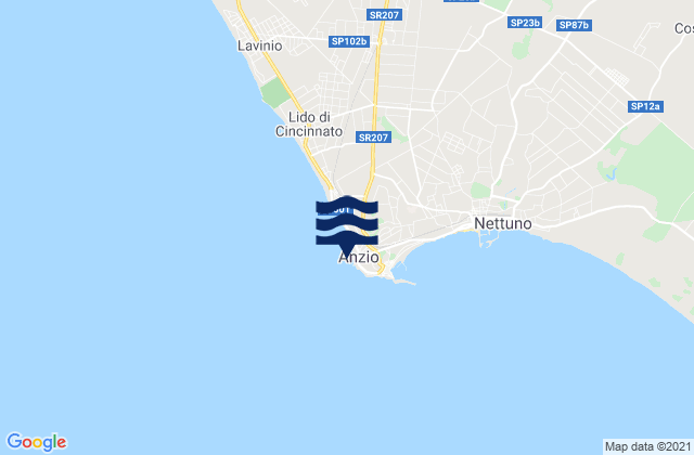 Anzio, Italy潮水