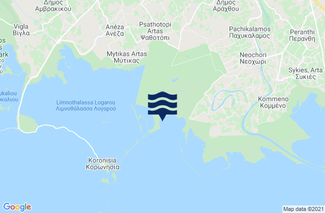 Anéza, Greece潮水