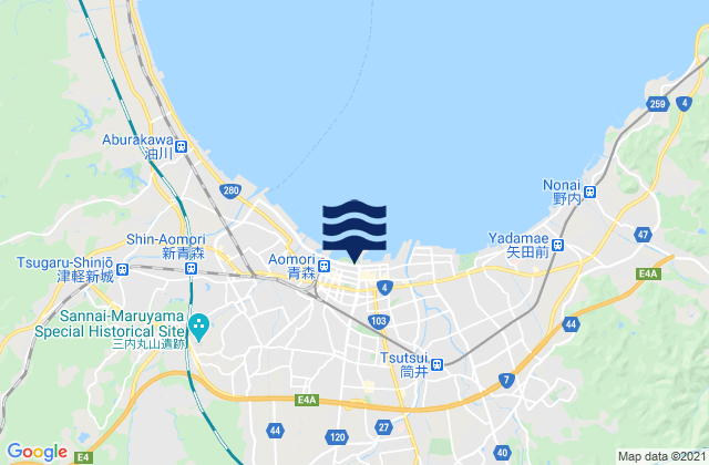 Aomori Shi, Japan潮水