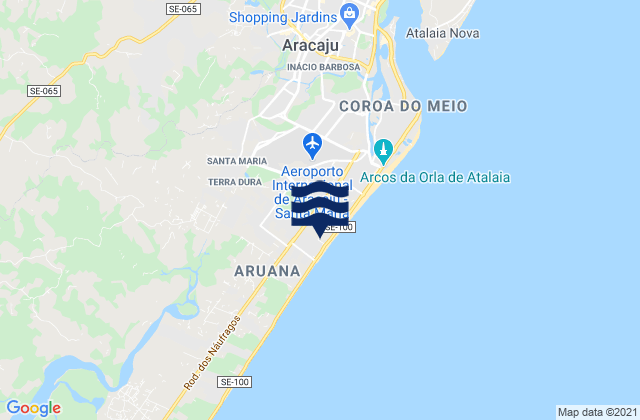 Aracaju, Brazil潮水