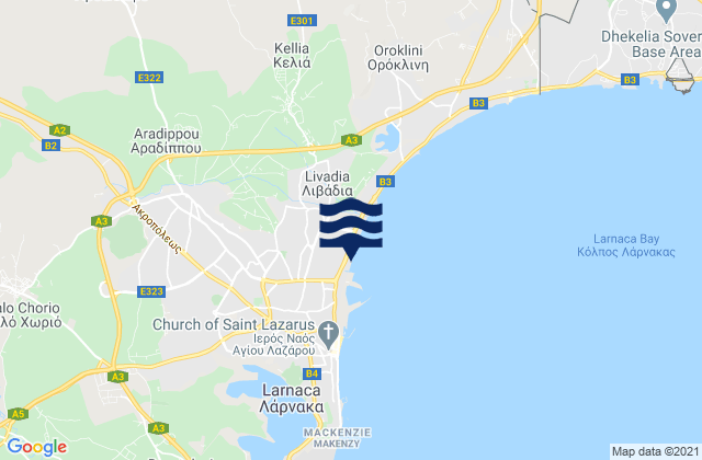 Aradíppou, Cyprus潮水