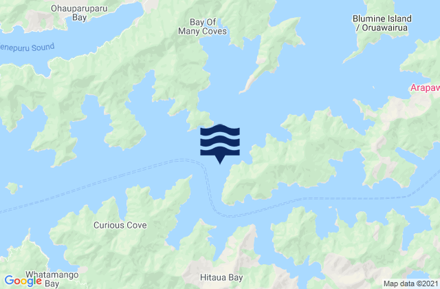 Arapawa Island, New Zealand潮水