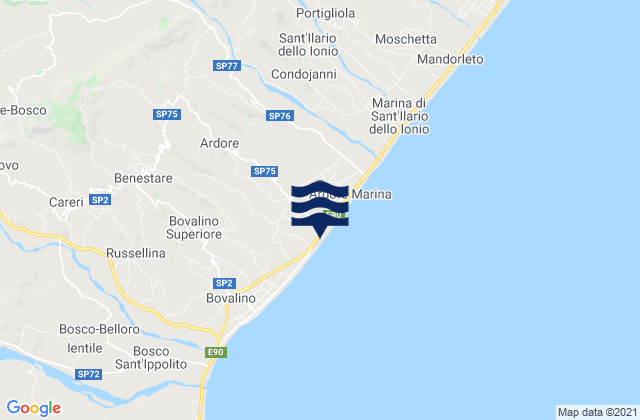 Ardore Marina, Italy潮水